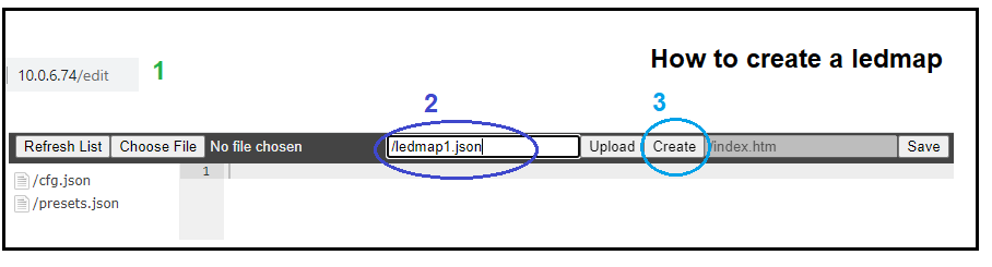 Create Ledmap